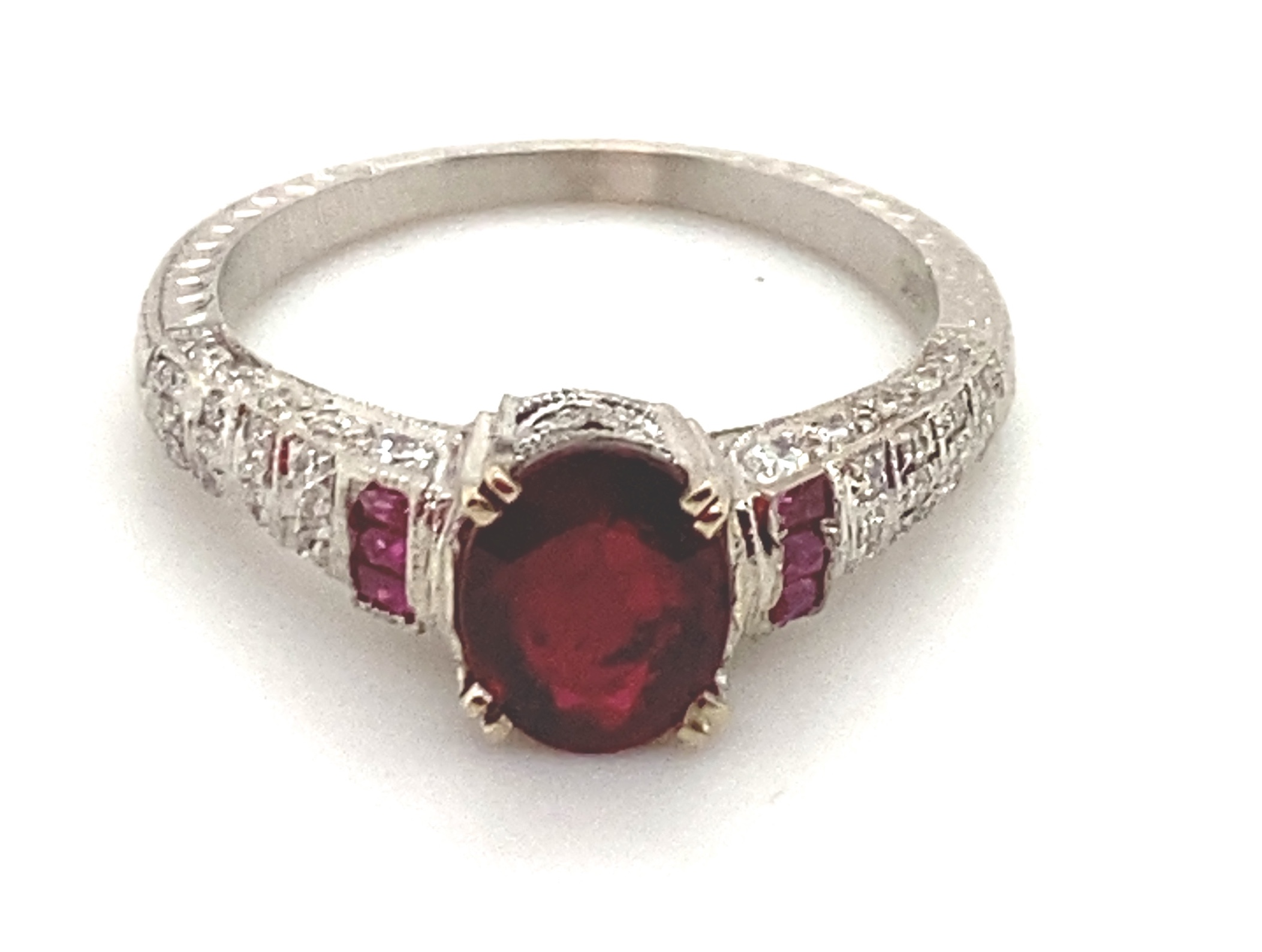MICHAEL HILL 10CT Gold Ring Ruby Diamond Size O - 7.5 Value $1500 $448.00 -  PicClick AU